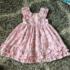 Laura Ashley 2T Pink Floral Girl's Dress